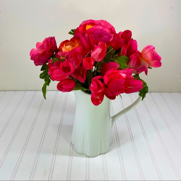 Farval Portugal white ceramic pitcher - Picture 2 of 10